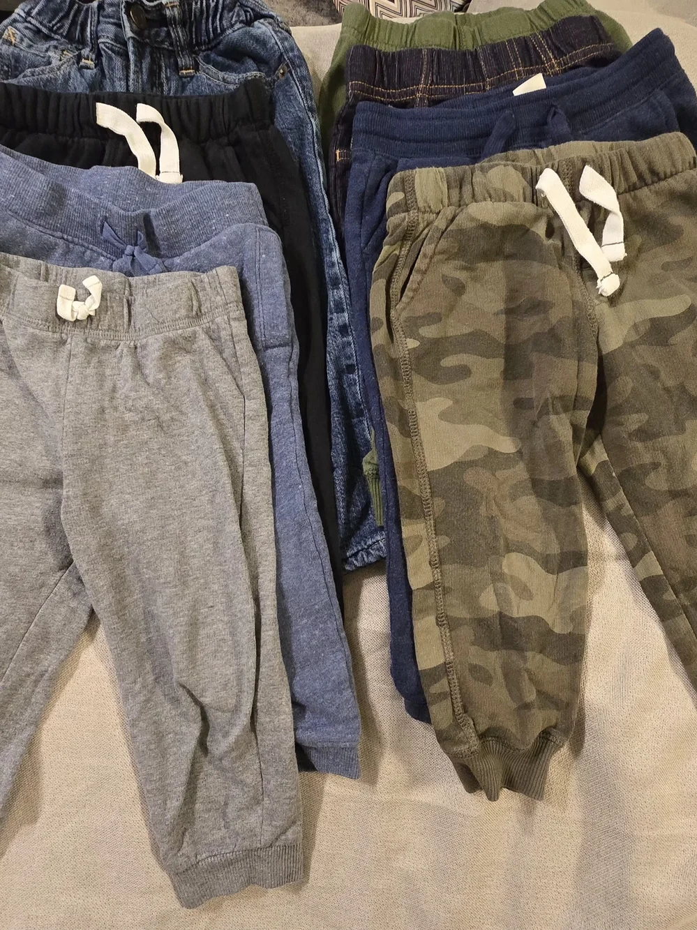 Toddler Boys Pants Lot Size 24M 2T Carter's GAP OshKosh Jamie & Jack Joggers Jea